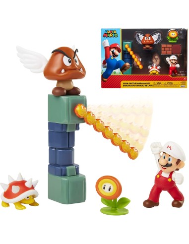 Super Mario Set the castle of lava JAK40015 Jakks Pacific | Futurartshop.com