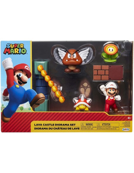 Super Mario Set the castle of lava JAK40015 Jakks Pacific | Futurartshop.com