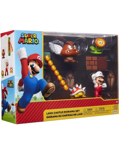 Super Mario Set the castle of lava JAK40015 Jakks Pacific | Futurartshop.com