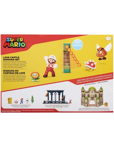 Super Mario Set the castle of lava JAK40015 Jakks Pacific | Futurartshop.com