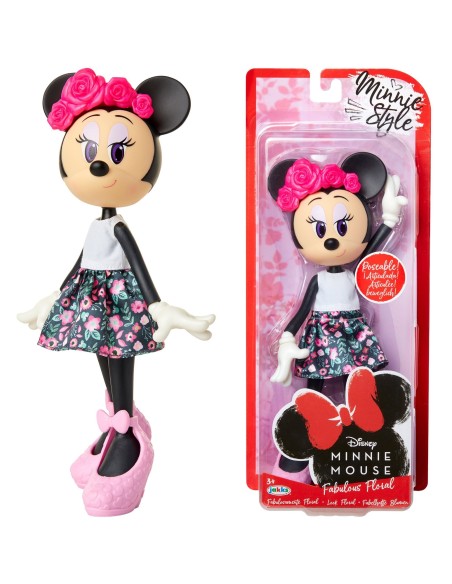 Disney Minnie Mouse Bambola Fabulous Floral JAK20053 Jakks Pacific | Futurartshop.com