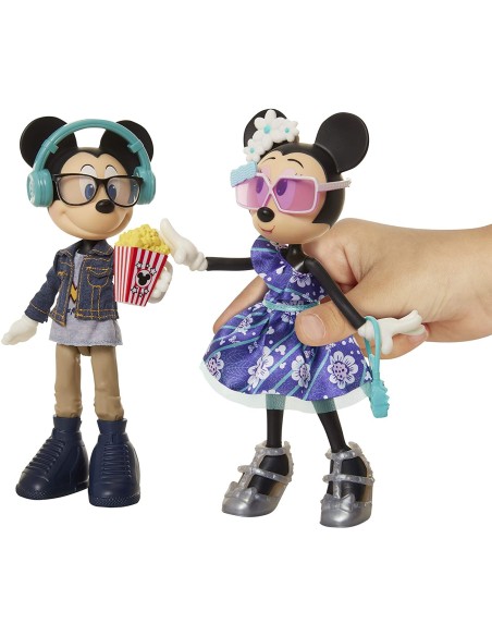 Disney Minnie Mouse - Confezione 2 Personaggi Minnie e Topolino al cinema JAK20260 Jakks Pacific | Futurartshop.com