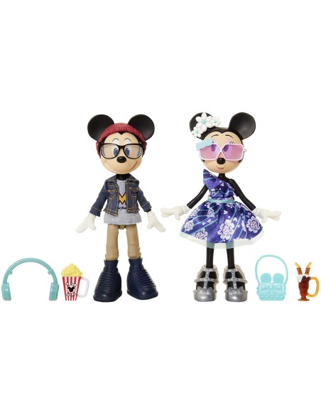 Disney Minnie Mouse - Confezione 2 Personaggi Minnie e Topolino al cinema JAK20260 Jakks Pacific | Futurartshop.com