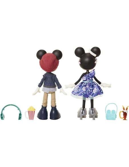 Disney Minnie Mouse - Confezione 2 Personaggi Minnie e Topolino al cinema JAK20260 Jakks Pacific | Futurartshop.com