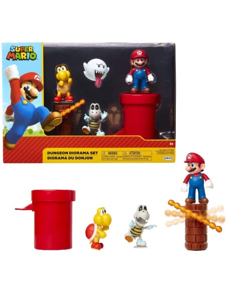 Super Mario Set Dungeon Diorama JAK85989 Jakks Pacific | Futurartshop.com