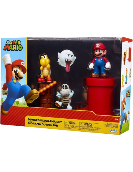 Super Mario Set Dungeon Diorama JAK85989 Jakks Pacific | Futurartshop.com