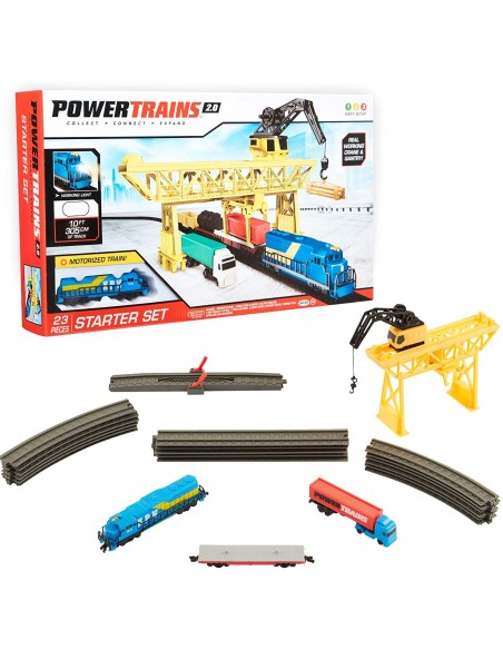 Power Trains - Starter Set Port Cargo Train Crane JAK78718 Jakks Pacific | Futurartshop.com