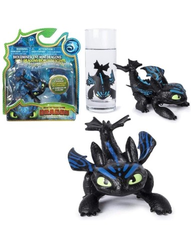 Dragons Mini Drago Bioluminescente - Toothless TOY6045465-3 Spin master | Futurartshop.com