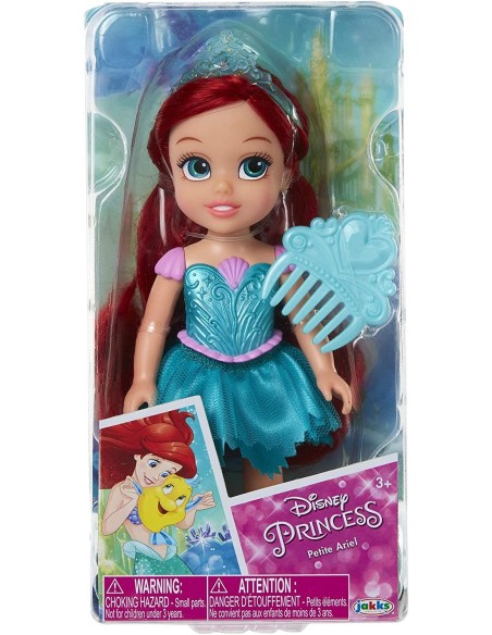 Disney Princess Mini Bambola Ariel con fermaglio TOY71147 Jakks Pacific | Futurartshop.com
