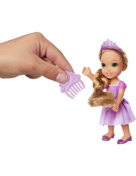 Disney Princess Mini Bambola Rapunzel con fermaglio TOY71149 Jakks Pacific | Futurartshop.com