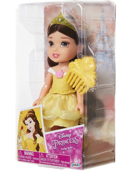 Disney Princess Mini Bambola Belle con fermaglio TOY71143 Jakks Pacific | Futurartshop.com