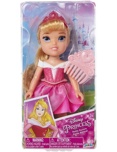 Disney Princess Mini Bambola Aurora con fermaglio TOY71146 Jakks Pacific | Futurartshop.com