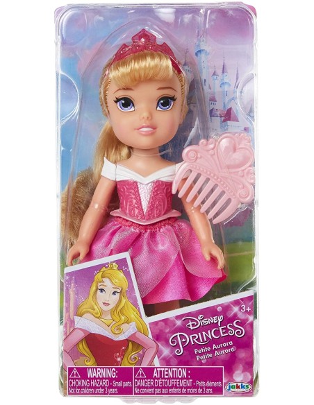 Disney Princess Mini Bambola Aurora con fermaglio TOY71146 Jakks Pacific | Futurartshop.com