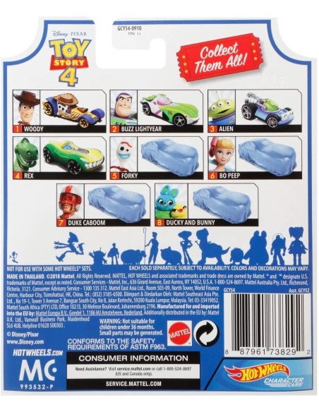 Hot Wheels Car Toy Story 4 - Buzz Lightyear TOYGCY52/GCY54 Mattel | Futurartshop.com