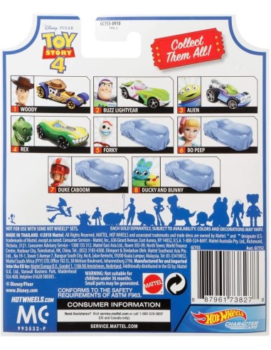 Hot Wheels Car Toy Story 4 - The Alien TOYGCY52/GCY55 Mattel | Futurartshop.com