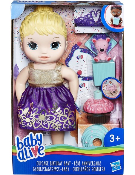 Baby Alive - The Doll Cupcake Birthday Baby TOYE0596ES00 Hasbro | Futurartshop.com
