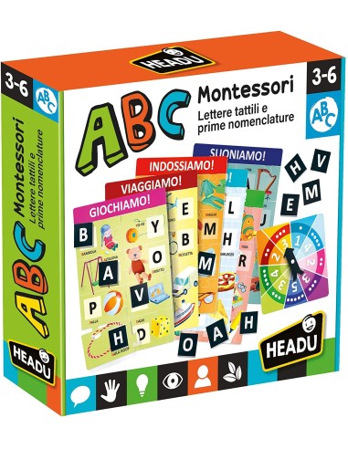 ABC Montessori letters, tactile HEAIT23660 Headu | Futurartshop.com