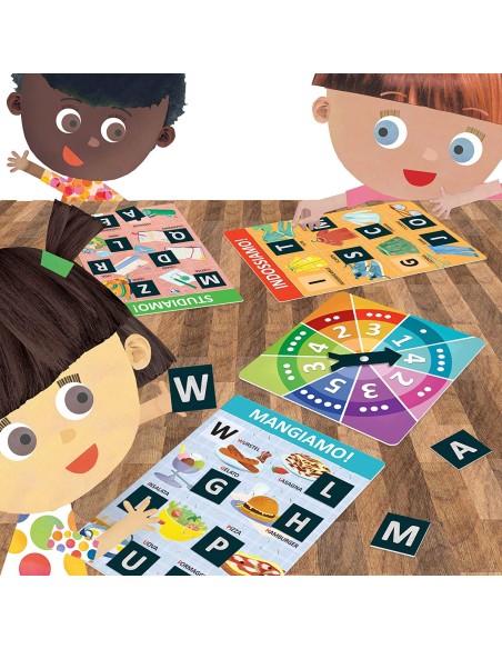 ABC Montessori letters, tactile HEAIT23660 Headu | Futurartshop.com