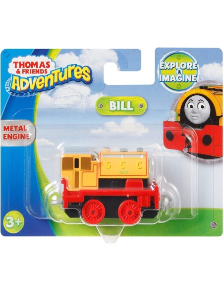 Trenino Thomas Adventures - Locomotiva metal Bill TOYDWM29/FJP42 Mattel | Futurartshop.com