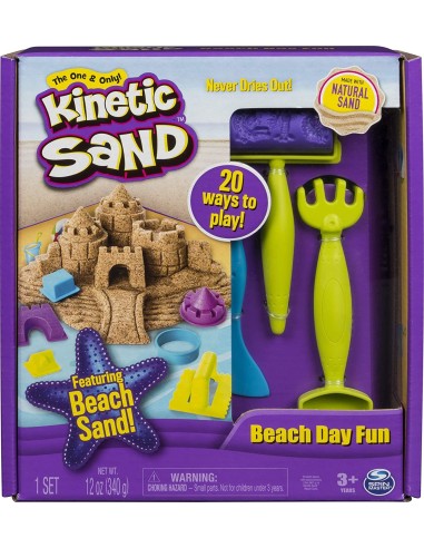 Kinetic Sand Set Spiaggia con accessori TOY6037424 Spin master | Futurartshop.com