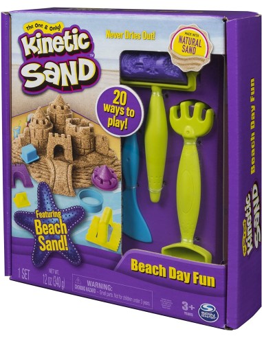 Kinetic Sand Set Spiaggia con accessori TOY6037424 Spin master | Futurartshop.com