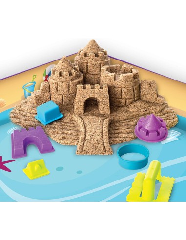 Kinetic Sand Beach Set with accessories TOY6037424 Spin master | Futurartshop.com