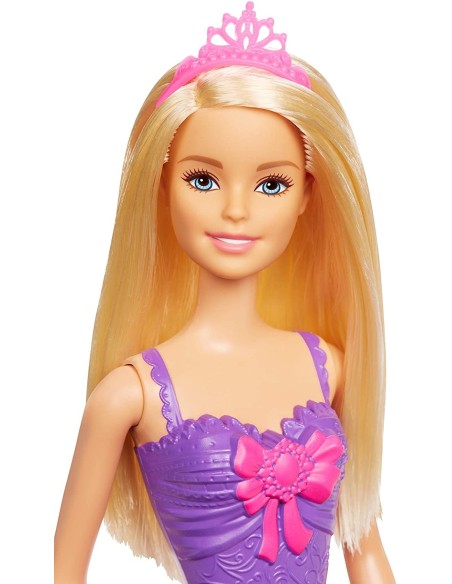 Barbie Princess Doll with blonde hair and purple dress TOYDMM06/GGJ94 Mattel | Futurartshop.com