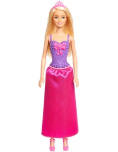 Barbie Princess Bambola con capelli biondi e abito viola DMM06/GGJ94 Mattel-Futurartshop.com