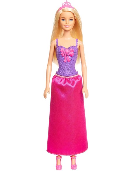 Barbie Princess Bambola con capelli biondi e abito viola TOYDMM06/GGJ94 Mattel | Futurartshop.com
