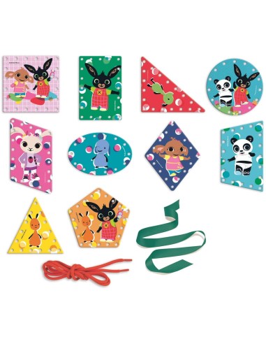 Sapientino Bing game Laces and Shapes CLE16282 Clementoni | Futurartshop.com