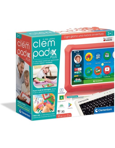 Clempad X Plus Tablets for Kids with Keyboard CLE16626 Clementoni | Futurartshop.com