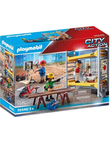 PlayMobil City Action 70446 - Operai Edili al lavoro PLA70446 Playmobil | Futurartshop.com