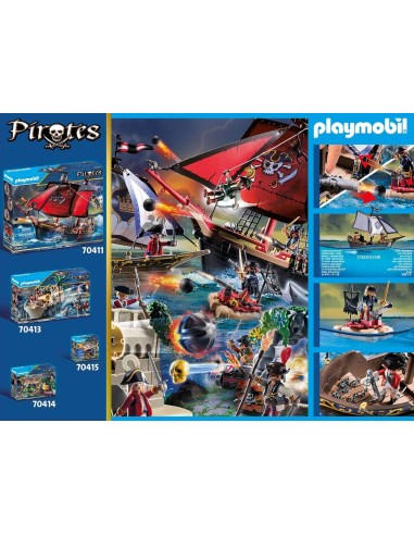 PlayMobil Pirates 70412 - Nave della marina reale PLA70412 Playmobil | Futurartshop.com