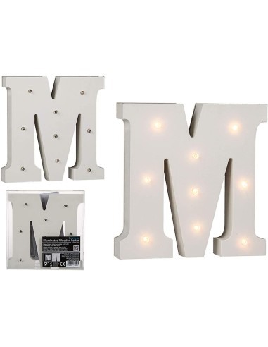 Lettera M in legno con LED OTB57/6086 Out of The Blue | Futurartshop.com