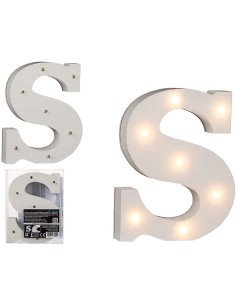 Letter S Wooden LED OTB57/6092 Out of The Blue | Futurartshop.com 2