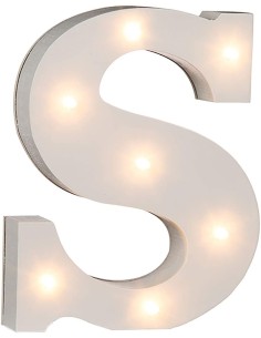 Lettera S in Legno con LED OTB57/6092 Out of The Blue | Futurartshop.com