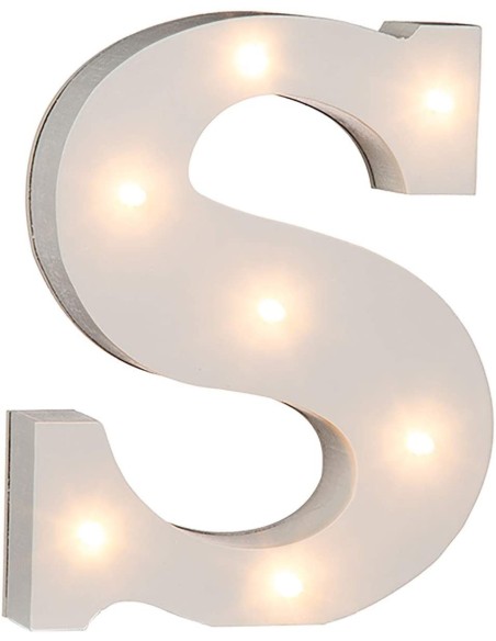 Lettera S in Legno con LED OTB57/6092 Out of The Blue | Futurartshop.com