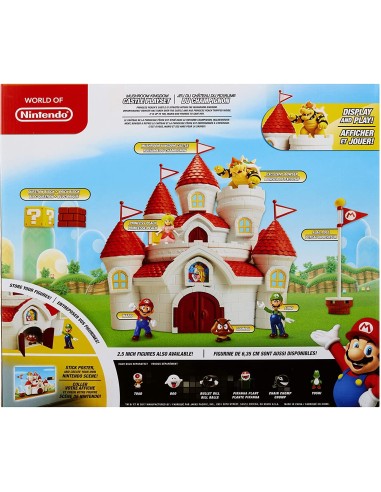 Super Mario - Deluxe Playset Castello del Regno dei funghi JAK70843 Jakks Pacific | Futurartshop.com