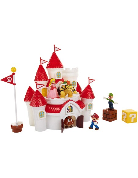 Super Mario - Deluxe Playset Castello del Regno dei funghi JAK70843 Jakks Pacific | Futurartshop.com