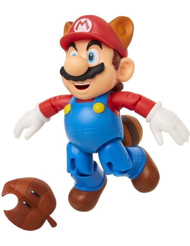 Super Mario - Character Raccoon Mario with Super Leaf JAK40560 Jakks Pacific | Futurartshop.com