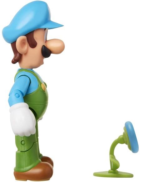 Super Mario - Personaggio Ice Luigi con Ice flower JAK40310 Jakks Pacific | Futurartshop.com