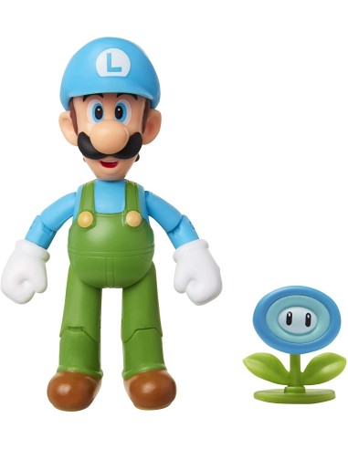 Super Mario - Character Ice Luigi with Ice flower JAK40310 Jakks Pacific | Futurartshop.com