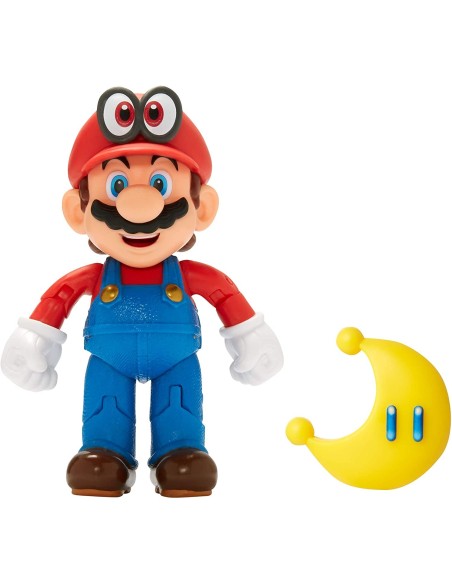 Super Mario - Personaggio Mario and Cappy con Yellow Power moon JAK40134 Jakks Pacific | Futurartshop.com
