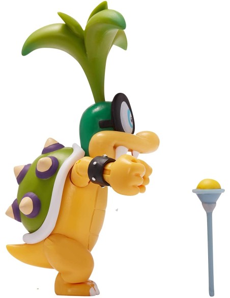 Super Mario - Personaggio Iggy con Magic wand JAK40559 Jakks Pacific | Futurartshop.com