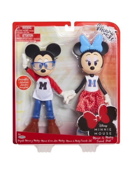 Disney Minnie Mouse - Confezione 2 personaggi Minnie e Topolino JAK20947 Jakks Pacific | Futurartshop.com