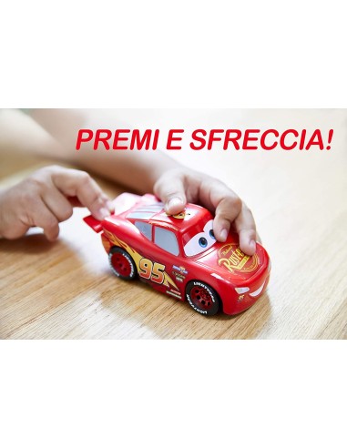 Disney Cars - Veicolo schiaccia e sfreccia auto Saetta McQueen turbo racers TOYFYX39/FYX40 Mattel | Futurartshop.com