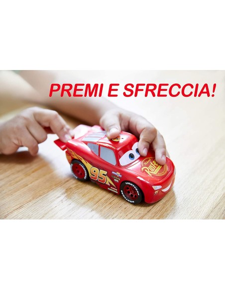 Disney Cars - Veicolo schiaccia e sfreccia auto Saetta McQueen turbo racers TOYFYX39/FYX40 Mattel | Futurartshop.com