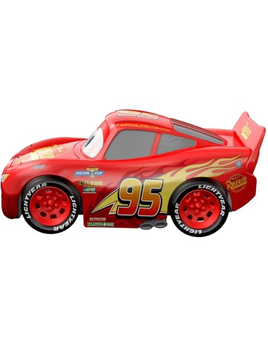 Disney Cars - Veicolo schiaccia e sfreccia auto Saetta McQueen turbo racers TOYFYX39/FYX40 Mattel | Futurartshop.com