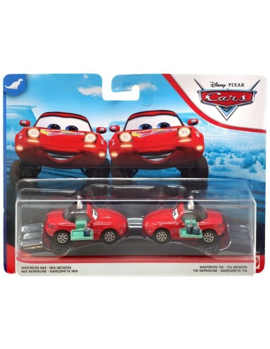 Disney Cars - 2 auto Waitress Mia e Waitress Tia TOYDXV99/GCK13 Mattel | Futurartshop.com
