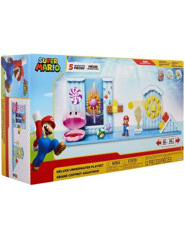 Super Mario - Playset Deluxe Underwater JAK40025 Jakks Pacific | Futurartshop.com